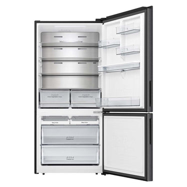 Factory second/Carton damaged Hisense 500L Bottom Mount Fridge – Black (HRBM500TBW)